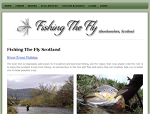 Tablet Screenshot of fishingthefly.co.uk